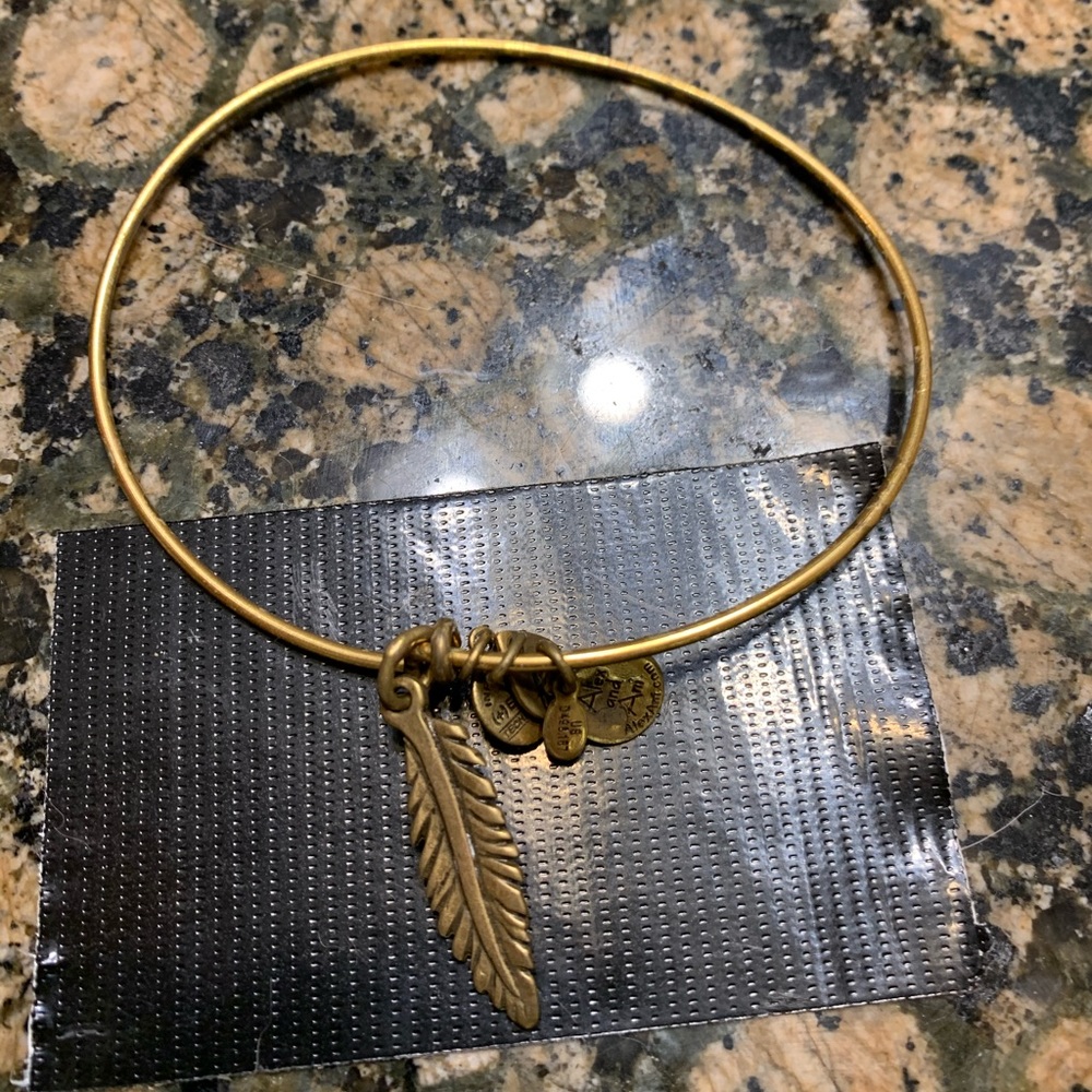 Alex and ani feather bracelet
